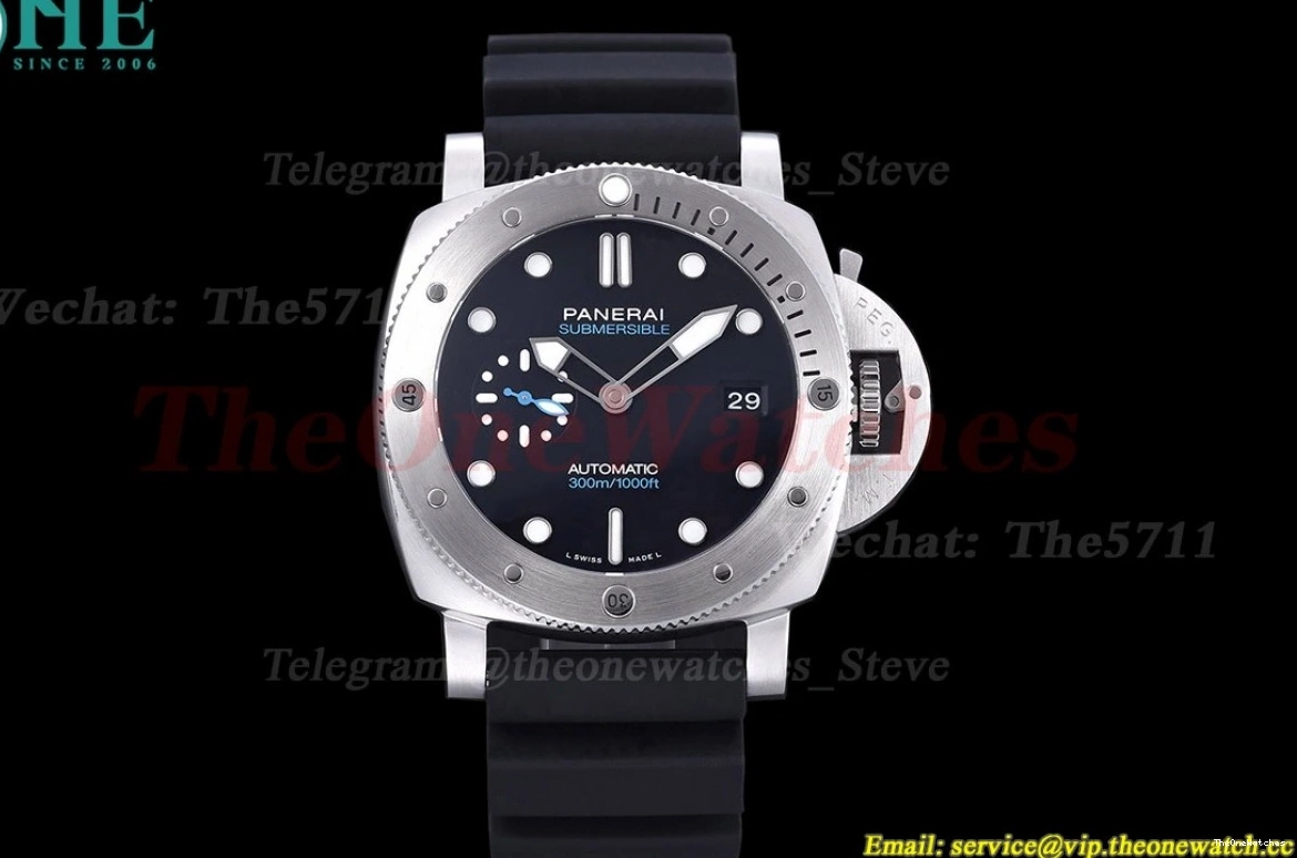SS TTF PAM1229 P900 black Submersible RU Dial 44mm 0109